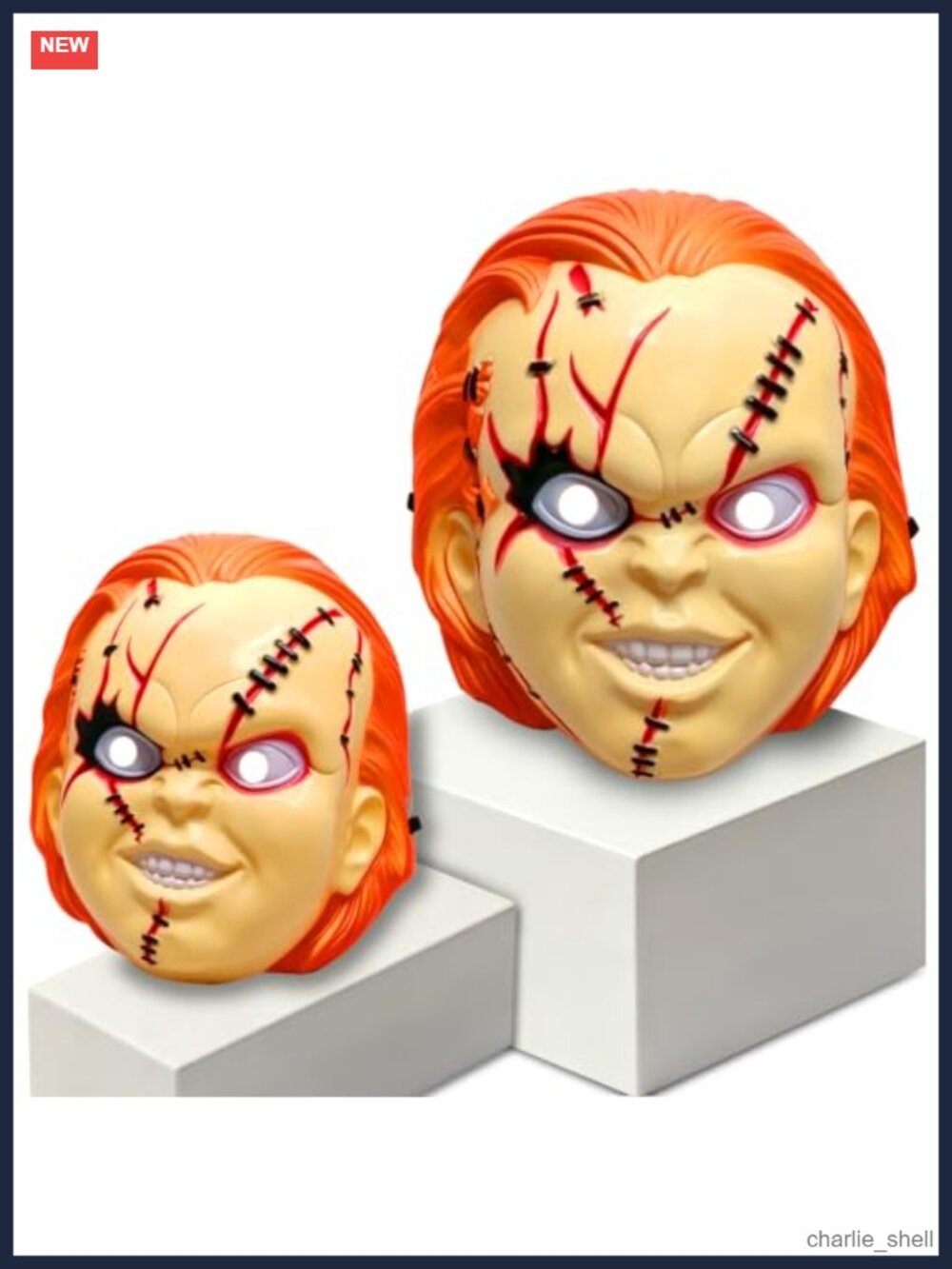 Chucky Mask Halloween Costume Kids Size Scary Horror Movie Killer Mask